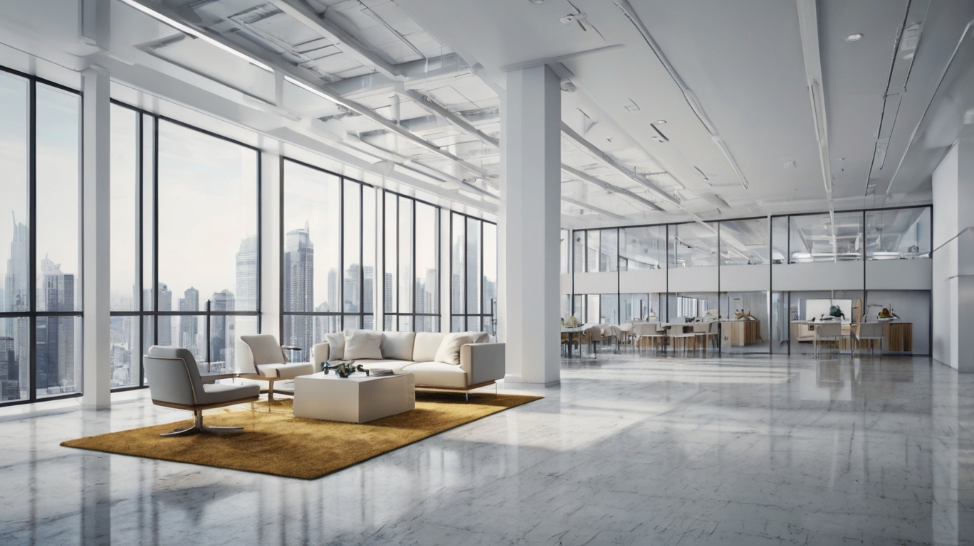 Leonardo_Kino_XL_Background_of_3D_commercial_interior_office_0